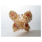 Vintage AVON Butterfly Brooch Pin
