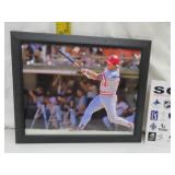 Pete Rose 8x10 Signed Photograph COA Framed