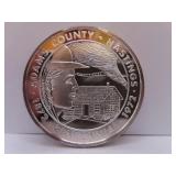 .999 Fine Silver Adams County Hastings Centennial