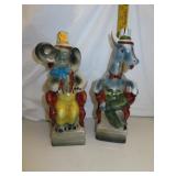 Vintage Republican & Democrat Wine Decanters Omaha