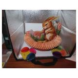 Patent 1926 Crepe Paper Bunny Rabbit & 2 Eggs