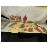 Vintage 1948 Christmas Bible Suede-Graph