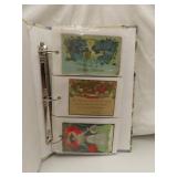 Album with 45 Old Post Cards & 65 Old Calling
