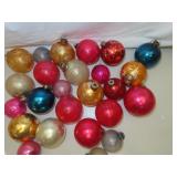 25 Vintage Glass Ornaments (see photos)