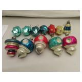 12 Nice Antique Christmas Tree Blown Glass