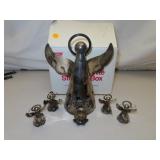 Vintage Silver Plate Angel Set -Made in Hong Kong