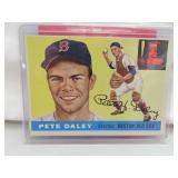 Vintage TOPPS #206 Pete Daley Collectors Card