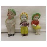 3 Antique Bisque Figurines (Made in Japan)