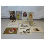12 Antique - Vintage Post Cards