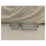 Fire King Blue Philbe Refrigerator Dishes