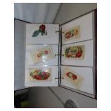 155 Antique Victorian Calling Cards in Binder