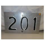 Vintage BNSF #201  (West of Red Cloud) Aluminum