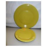 Vintage Fiestware Dinner 10&1/2" and Salad 7&1/8"