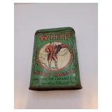Antique WHIP (Pocket Size) Tobacco Tin