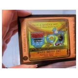 Antique Adveritising Sunoco Motor Oil MagicLantern