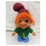 1980 Troll Doll - Made in Denmark = 9&1/2"