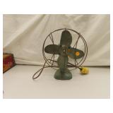Vintage Electric Fan - Working =11" x 8&1/4" x 9"