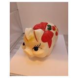 Cute Vintage Piggy Bank 7" x 4&5/8"