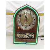 NO SHIPPING - Antique Telechrom Neon Advertising