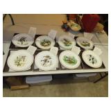 Set of 8 Vintage Boehm England Fine Bone China