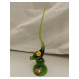 Vintage Viking Glass Bird (Original Sticker) 11"