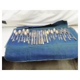 29 Piece Silverplate Flatware = Multiple Patterns