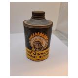 Vintage Chief Automobile Half Pint Enamel Thinner