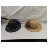 Vintage Planer Merino 100% Wool Bowler Derby Hat
