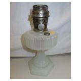 Antique Aladdin (Moonstone Opal?) Oil Lamp 12&1/2"