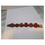 Vintage (Coral?) 925 Bracelet 6&3/4"
