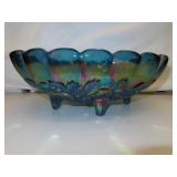 Vintage Indiana Harvest Grapes Console Bowl