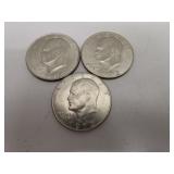 3 (1972D) IKE - Eisenhower Dollars