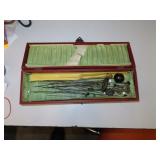 Assorted Old Hat Pins in Old Box (Flower=Sterling)