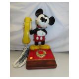 Vintage 1976 = The Mickey Rotary Phone 15&1/2"
