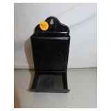 Vintage Tin Kitchen Match Holder