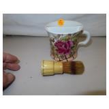 Antique Shaving Mug & Brush