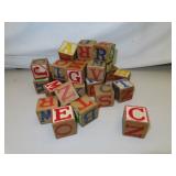 30 Vintage Wood Blocks
