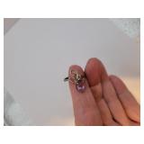 Ornate 925 Silver Ring Size 7.75