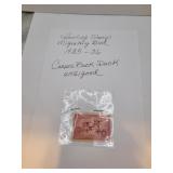 1935 - 1936 Migratory Bird Hunting Stamp =Unsigned