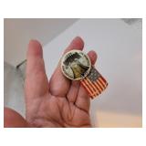 1776 - 1915 Philadephia - San Francisco Pinback