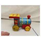 Vintage Fisher Price Whistling Engine Pull Toy