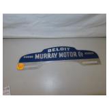 Vintage License Plate Topper = Beloit Murray