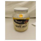 Vintage Nugget Brand 4 Pound Pure Grape Jelly Jar
