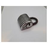 Vintage Gear Drive Padlock by Wise Lock Co- NO KEY