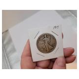 1917 Silver Walking Liberty Half Dollar