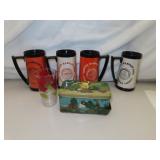 4 Vintage Thermos Mugs - Husker Harvest Days -78,