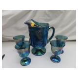 Vintage Indiana Glass Harvest Grape Pattern =