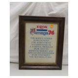 NO SHIPPING - EXXON Recognition Plaque