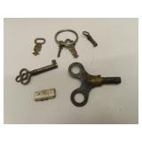6 Antique Lock Keys