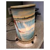 Vintage Niagara Falls Motion Lamp - Works = Has